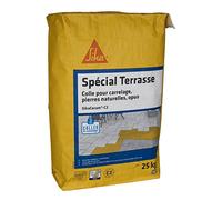 SIKA - Colle carrelage - Sika Ceram C2 Spécial Terrasse Gris - Intérieur-extérieur pour terrasse, dallage, pierre naturelle - Compatible avec de nombreux supports - 25kg