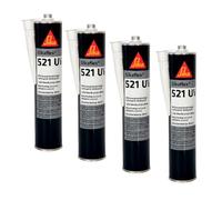 SIKA - Colle-mastic joints d'étanchéité camping-car/caravane/mobil-home - Sikaflex 521 UV Blanc - Adhérence élevée - Résistant aux UV - Sans solvant - Résiste aux conditions climatiques - 300ml