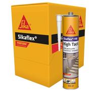SIKA - Colle puissante - Sikaflex-119 High Tack - Blanc - Carton 12x300ml | Collage d’objets lourds - Intérieur et extérieur - Maintien immédiat élevé - Séchage rapide