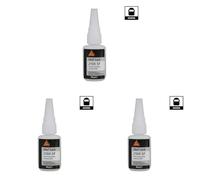 SIKA - Colle Superglue Instantanée Ultra Résistante - Sika Lock 2100 SF, Transparent - Ne coule pas - séchage rapide - Multisupports : cuir, papier, bois, plastique, métaux, caoutchouc - Flacon 20g