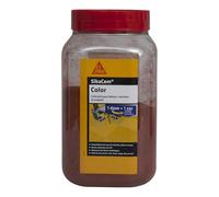 Sika Colorant en poudre SikaCem Color Rouge – Couleur uniforme, UV résistant – 800 g