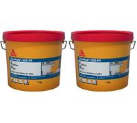 SIKA - Enduit de lissage et de finition en pâte - SikaWall-300 FP blanc - Murs et plafonds intérieurs - Prêt à l’emploi - Finitions lisses - 5 kg (Lot de 2)