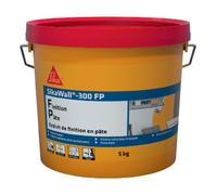 SIKA - Enduit de lissage et finition en pâte - SikaWall-300 FP, Blanc, 5kg | Enduit en pâte prêt à l'emploi pour murs et plafonds intérieurs - Finition blanche lisse