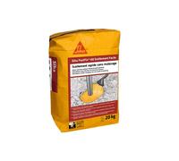 SIKA - Micro-béton pour scellement rapide sans malaxage - Sika Fastfix-60 Scellement Facile Gris - Utilisation facile : verser la poudre et arroser - Prise en 10 minutes - 20kg