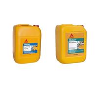 SIKA Hydrofuge de Masse Liquide, Blanc, 20 L & em Fluidifiant, Superplastifiant pour mortiers et béton, réducteur d'eau, haute durabilité, idéal plancher chauffant, 5L