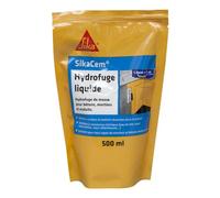 Hydrofuge de masse pour béton et mortier SIKA SikaCem Hydrofuge Liquide - 500ml