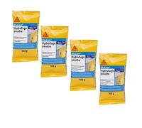 SIKA - Hydrofuge en poudre pour mortier - SikaCem Beige - Imperméabilisation des murs et façades - Diminue le retrait par réduction de l'eau de gâchage - 100gr - (Lot de 4)