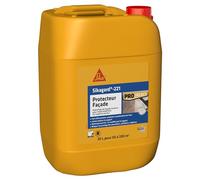 SIKA - Hydrofuge imperméabilisant façade et mur - Sikagard 221-20L | Protège façades et murs - Prêt à l’emploi - Limite salissures - Multisupports - Application facile - 12 à 50m²