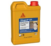 SIKA - Hydrofuge imperméabilisant façade et mur - Sikagard 221-2L | Protège façades et murs - Prêt à l’emploi - Limite salissures - Multisupports - Application facile - 12 à 50m²