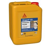 SIKA - Hydrofuge imperméabilisant façade et mur - Sikagard 221-5L | Protège façades et murs - Prêt à l’emploi - Limite salissures - Multisupports - Application facile - 12 à 50m²