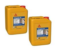 SIKA - Hydrofuge imperméabilisant façade et mur - Sikagard 221 Protecteur Façade - Améliore la résistance aux salissures - Multisupports - Application facile - Prêt à l'emploi - Pour 12 à 50m2 - 5L