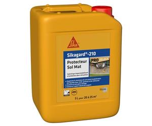 SIKA - Hydrofuge Imperméabilisant pour sols - Sikagard 210-5L | Protège pavés, dalles et pierres - Limite l’absorption des liquides et salissures - Prêt à l'emploi - Effet MAT