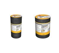 SIKA - Lot de 2 - Bande d'étanchéité autocollante résistante à la déchirure & Multiseal Gris-vert (RAL 7009) - Toiture, camping-car, caravane - Une bande 300X10m + une bande 200mmx10m