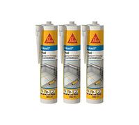 SIKA Lot de 3 Mastic Silicone Sikasil Pool - Joint pour Piscine Gris - 300ml