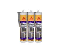 SIKA Lot de 3 mastics Silicone SikaSeal 109 Menuiserie - Gris - 300ml