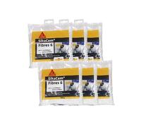 SIKA Lot de 6 Fibres Micro-synthétiques SikaCem - pour bétons et mortiers - Fibres 6-150 g