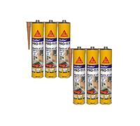SIKA Lot de 6 mastics colles Sikaflex Pro 11 FC Purform - Beige - 300ml