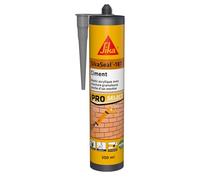 SIKA - Mastic acrylique granuleux aspect mortier - SikaSeal-187 Ciment gris - Petites réparations, joints de maçonnerie - Intérieur/extérieur - 300 ml