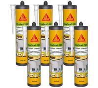 SIKA - Mastic acrylique - SikaSeal-188 Finition Intérieure blanc - Joint statique de finition et calfeutrement - Usage intérieur - Sans odeur - 300 ml (Lot de 6)