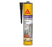 SIKA Mastic joint et colle Sikaflex 11 FC Purform - Multisupports, intérieur/extérieur - 300 ml Noir