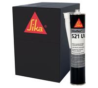 SIKA - Mastic-colle multi-usage - Sikaflex 521 UV - Gris - Carton 12x300ml | Joints d'étanchéité camping-car/caravane/mobil-home - Adhérence élevée - Résistant aux UV - Sans solvant