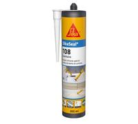SIKA - Mastic Cuisine & Salle de Bain - SikaSeal 108 - Blanc - 300ml | Joints silicone sanitaire longue durabilité sur multi-supports - Anti-Moisissures - Idéal pour travaux de plomberie