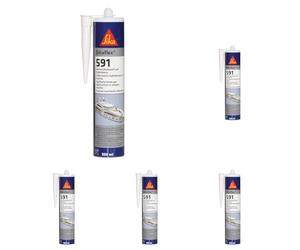 SIKA - Mastic multi-usages marine - Sikaflex 591 - Noir - 5x300ml