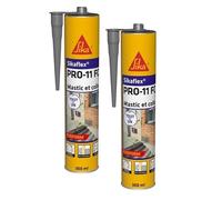 SIKA - Mastic polyuréthane PU tout en 1 - Sikaflex PRO 11 FC Purform Gris Béton - Collage puissant - Mastic multi-matériaux - Etanche - Intérieur et Extérieur - Construction et Bricolage - 300ml