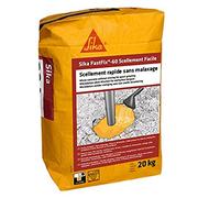 SIKA - Micro-béton pour scellement rapide sans malaxage - Sika Fastfix-60 Scellement Facile Gris - Utilisation facile : verser la poudre et arroser - Prise en 10 minutes - 20kg