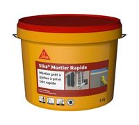 Mortier hydraulique pour obturation de fuite d'eau Mortier Rapide Sika - seau de 5 kg - SIKA - 689