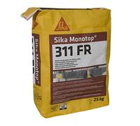 SIKA -Mortier de réparation R3 - Sika Monotop 311 FR - Gris -25kg | Mortier prêt à gâcher - Multisupports - Fin - Prise rapide - Application facile - Finition immédiate et esthétique