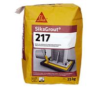 SIKA - Mortier de scellement et de calage - Sikagrout 217 Gris - Bonne adhérence béton, mortier, acier - Résiste aux chocs et aux vibrations - Résiste à l’eau de mer et aux eaux sulfatées - 25kg