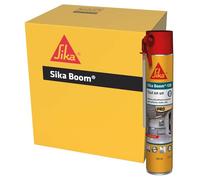 SIKA - Mousse polyuréthane expansive - Sika Boom 128 - Carton 12x750ml | Calfeutrer - Isoler - Caler - Int/Ext - Usage tous sens - Réutilisable - Multisupports - Expansion 34L