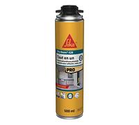 SIKA - Mousse PU Expansive Pistolable - Sika Boom 528 - Aérosol 500 ml | Fort Rendement 23 L - Séchage ultra rapide pour jointer, calfeutrer, isoler sur multi-supports - Réutilisable