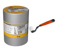 SIKA multiseal alu 150 mm x 3 m, Aluminium, 150 mm x 3 m & NESPOLI Roulette de colleur polyamide