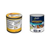 SIKA Multiseal Gris-vert (RAL 7009), Bande d'étanchéité autocollante résistante & Bostik Membrane d'Étanchéité Waterstop - Jointe, Colle, Rebouche - Réparation de Fuites