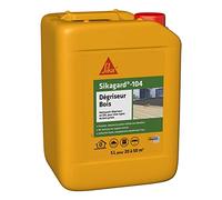 SIKA - Nettoyant dégriseur bois - Sikagard 104-5L | Tous types de bois - Toiture, façade, sol, mobilier de jardin, clôture - Ravive les couleurs - Prêt à l'emploi - 20 à 50m²