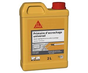 SIKA - Primaire d'accrochage universel - Sikafloor 35 Primaire - Avant ragréage de sol ou colle carrelage - Prêt à l'emploi - Multi-supports - Séchage rapide - Mur et Sol Intérieur/Extérieur - 2L