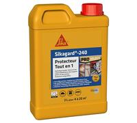 Sika Protection hydrofuge Sikagard 240 – Tout-en-1 Int/Ext, prêt à l'emploi 2 L (4–20 m²)