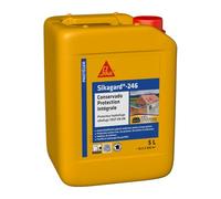 SIKA - Protection hydrofuge tout en 1 - Sikagard-246 - 5L | Protection Intégrale - Imperméabilisant & anti-tache - Façade, toiture, terrasse, sol - Invisible - 16.5 à 100m²