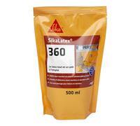 SIKA - Résine d’accrochage et cure - SikaLatex 360-500ml | Améliore l’adhérence et l’étanchéité des mortiers et enduits - Prêt à l’emploi - Compatible ciment, plâtre et chaux