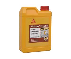 SIKA - Résine d’adhérence prête à l'emploi - SikaLatex Evolution - 2L | Résine d’accrochage pour mortiers et enduits - Améliore l’adhérence et l’étanchéité - Limite les risques de fissuration