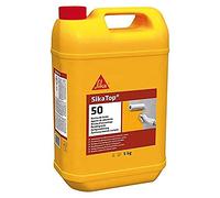 SIKA - Résine de liaison - SikaTop 50 - Blanc - Apprêt à l'emploi pour mortiers et plâtres - Utiliser comme pont d'adhérence - 5 kg
