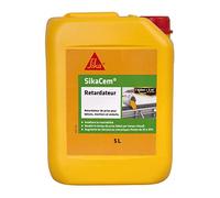 SIKA - Retardateur de Prise pour bétons/mortiers/enduits - SikaCem Retardateur - Améliore la maniabilité - Temps de Prise 2X Plus Long (idéal par Temps Chaud) - Dosage Facile - 5L