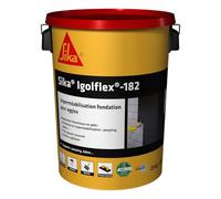 SIKA - Revêtement bitumineux en pâte - Sika Igolflex-182 - Noir - 25kg | Imperméabilisation et la protection des murs de fondations - Prêt à l'emploi - Fort pouvoir couvrant - Application facile