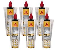 SIKA - Scellement chimique - Sika Anchorfix 01 Evolution Gris - Prise rapide - Int/Ext - Multi-matériaux - Fixation d'objets lourds - Scelle store, volet, portail, chauffe-eau, radiateur - 300ml
