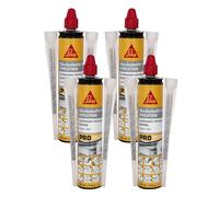 SIKA - Scellement chimique - Sika Anchorfix 01 Evolution Gris - Prise rapide - Int/Ext - Multi-matériaux - Fixation d'objets lourds - Scelle store, volet, portail, chauffe-eau, radiateur - 300ml