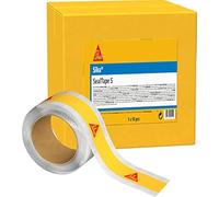 Sika Seal Tape S, Bande d'étanchéité flexible pour joints de dilatation et joints adhérents dans les pièces humides, Rol 1x5m