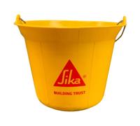 SIKA - Seau de maçon - 11L | Idéal pour mélange, dosage et transport de mortier, enduits et colles à carrelage - Robuste et léger
