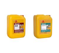 Sika - SikaLatex 360, Additif pour mortier et béton, primaire et produit de cure & em Fluidifiant, Superplastifiant pour mortiers et béton, réducteur d'eau, haute durabilité, idéal plancher
